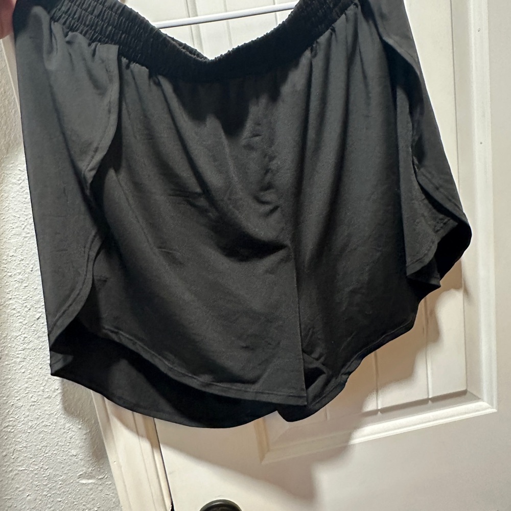 SHEIN Charcoal Elastic Waist Shorts